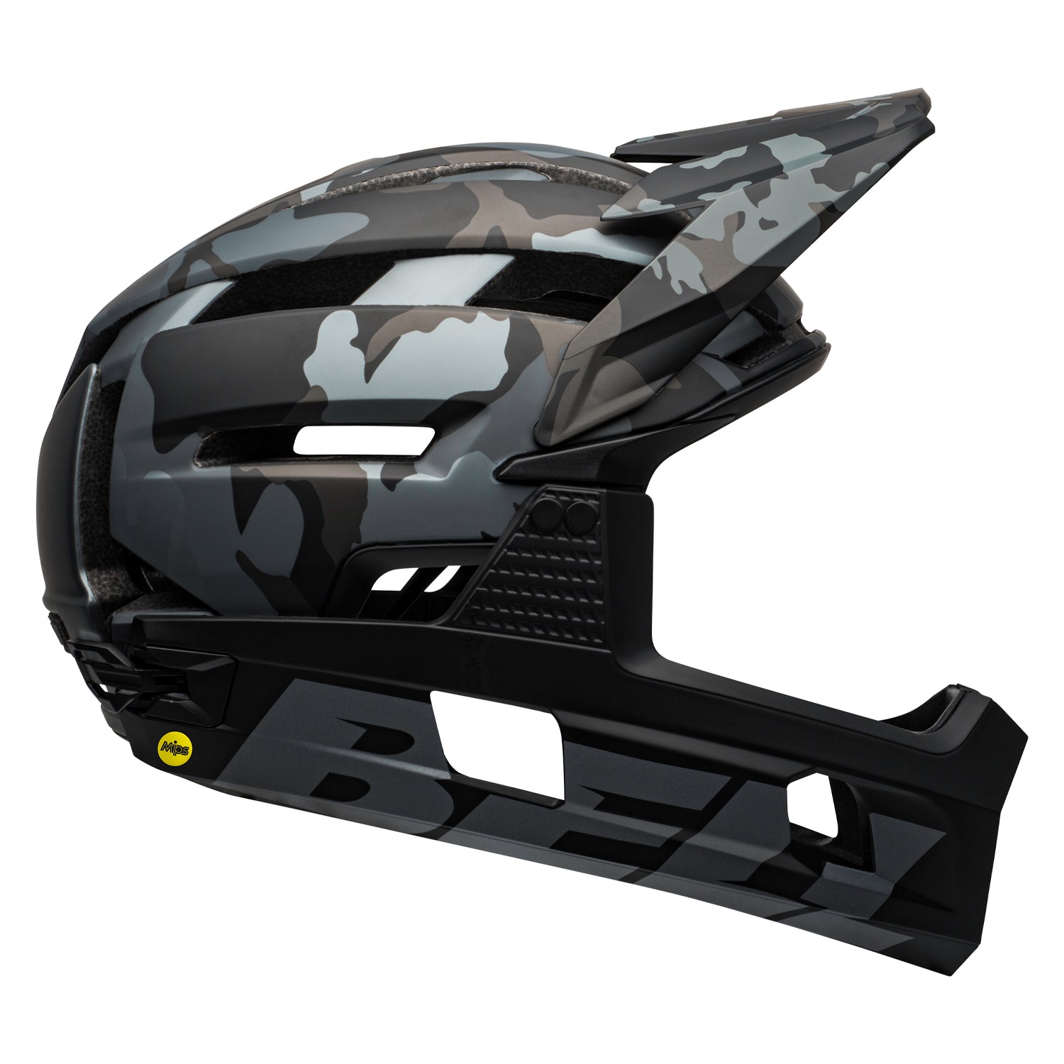 Bell Super Air R Spherical Helmet - Matte/Gloss Black/Camo / SM