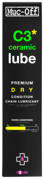 C3 Dry Ceramic Bike Chain Lube - 50ml Drip