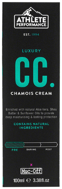 Athlete Performance by  Luxury CC Chamois Cream: 100ml Tube