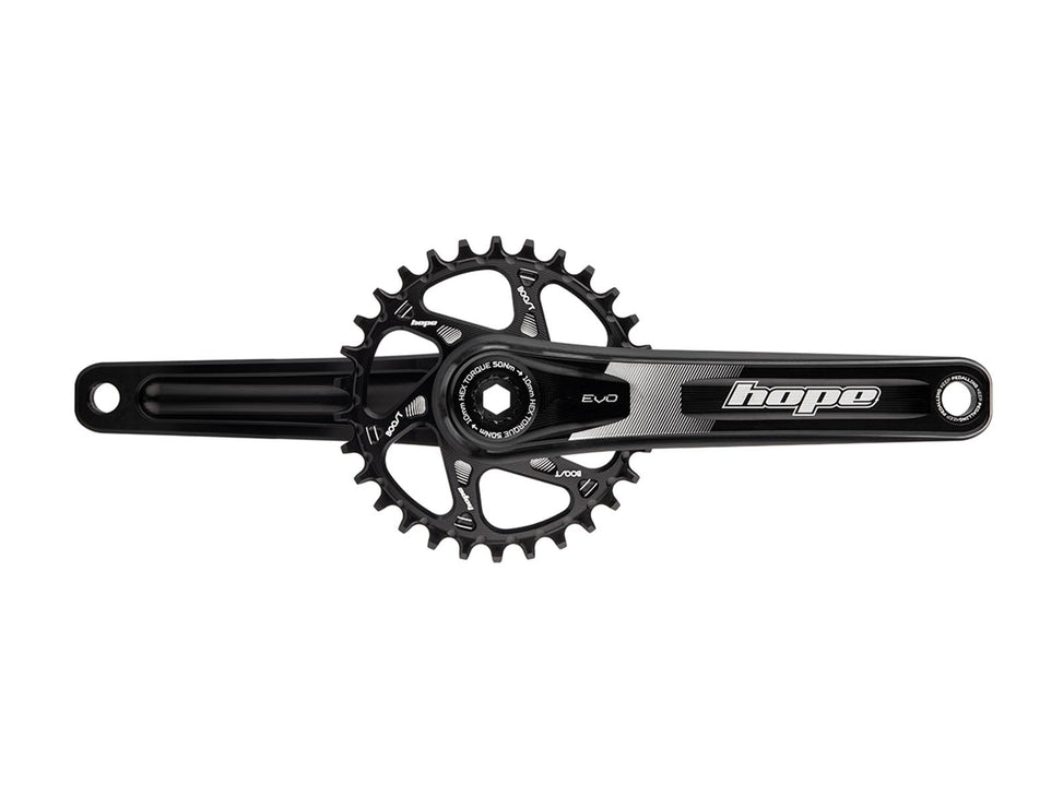 Hope Evo Crankset - 68/73mm - 49/52mm Chainline - Fanatik Bike Co.