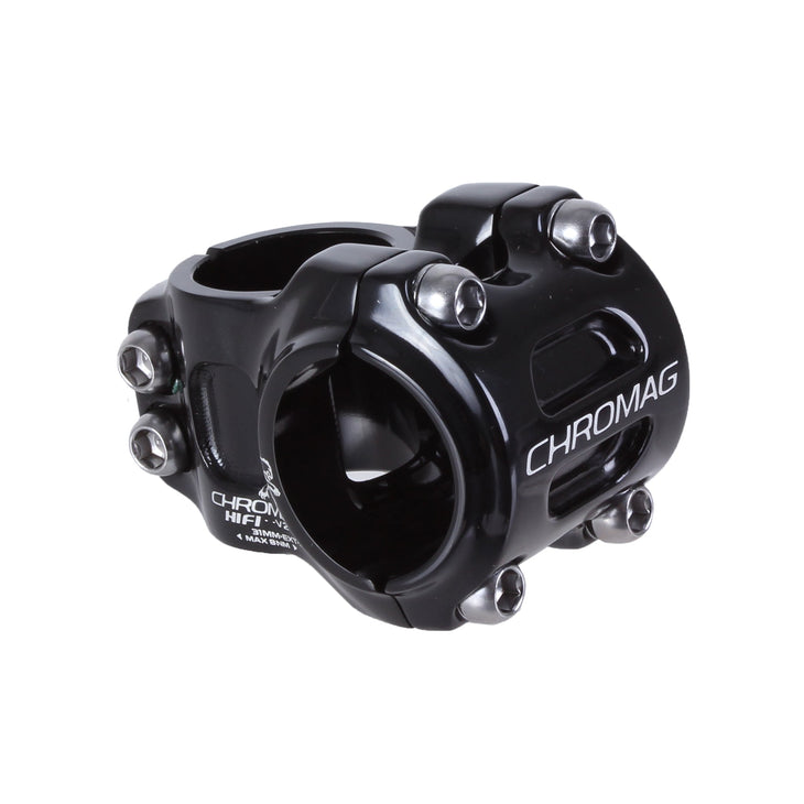 HiFi V2 Enduro & Freeride Stem - 31.8mm Clamp, 0° Rise, Black