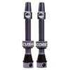 Cush Core Air Valve 44mm and 55mm Pair - Oil Slick, Purple, Silver, Titanium